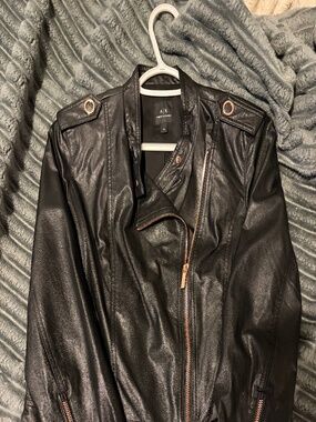 Armani Exchange (AX) Faux Leather Jacket - Size M